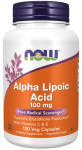 NOW FOODS alfa-lipohape 100 mg (120 kapslit)
