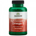 SWANSON k&otilde;rge kontsentratsiooniga oomega-3 - 570 mg (120 kapslit).