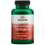 Swansoni k&otilde;rge kontsentraadiga oomega-3 - 120 kapslit