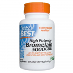 Doctor's Best Bromelain 3000 GDU 500 mg - 90 kapslit