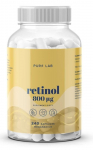 PURE LAB Retinool 800 mcg A-vitamiin (240 kapslit)
