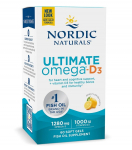Nordic Naturals Ultimate Omega-D3 kala&otilde;li, 1280 mg sidrunimaitseline - 60 kapslit