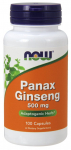 NOW Foods Panax žen&scaron;enn, 500 mg - 100 kapslit
