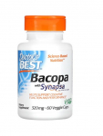 DOCTOR'S BEST Bacopa (Brahmi) - Bacopa Monniera firmalt Synapse (60 kapslit).