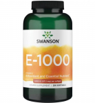 Swanson E-vitamiin 1000 R&Uuml; - 250 kapslit