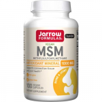 Jarrow Formulas MSM (met&uuml;&uuml;lsulfon&uuml;&uuml;lmetaan), 1000 mg - 100 kapslit