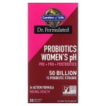 Garden of Life Dr. Formulated probiootikumid naistele pH-taseme t&otilde;stmiseks - 30 kapslit