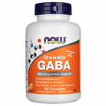 Now Foods GABA apelsinimaitseline n&auml;rimistablett - 90 tabletti