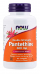 NOW FOODS topelttugevusega pantetiin 600 mg (60 kapslit)