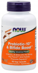 NOW Foods Probiotic-10 ja Bifido Boost - 90 kapslit
