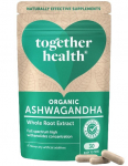 TOGETHER Orgaaniline ashwagandha - t&auml;isspektriga ekstrakt 500 mg (30 kapslit).