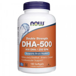 Now Foods DHA-500 topelttugevusega - 180 pehmet kapslit