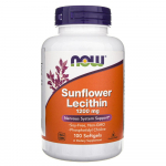 Now Foods p&auml;evalilleletsitiin 1200 mg - 100 pehmet kapslit