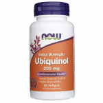 Now Foods Ubiquinol Extra Strength 200 mg - 60 pehmet kapslit