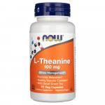 Now Foods Theanine 100 mg rohelise teega - 90 kapslit