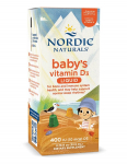 Nordic Naturals beebi D3-vitamiin, 400 R&Uuml; - 22,5 ml.