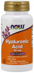 NOW Foods h&uuml;aluroonhape MSM-iga, 50 mg - 60 kapslit