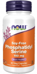 NOW Foods fosfatid&uuml;&uuml;lseriin, 150 mg sojavaba - 60 kapslit