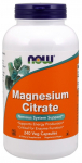 NOW Foods magneesiumtsitraat, 400 mg - 240 kapslit