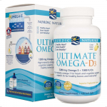 Nordic Naturals Ultimate Omega-D3 sidruniga 640 mg - 120 pehmet kapslit