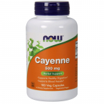 NOW FOODS Cayenne - Cayenne'i pipar 500 mg (100 kapslit).