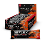 Reflex Nutrition k&otilde;rge valgusisaldusega kaksikbatoon, kr&otilde;be &scaron;okolaadi-toffee-&scaron;okolaadi-12 x 60g