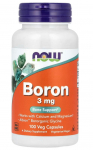NOW Foods boor, 3mg - 100 kapslit