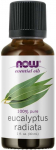 NOW FOODS 100% eukal&uuml;pti&otilde;li - Austraalia eukal&uuml;pt - Eucalyptus radiata (30 ml)