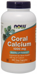 NOW Foods korallkaltsium, 1000 mg - 250 kapslit