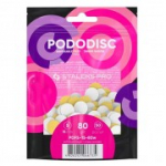 Staleks PapMam pehme baasil asendusviilid pedik&uuml;&uuml;rikettale, valge S 80 grit, 50 tk. [PDFS-15-80W]