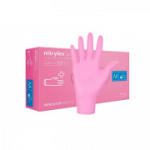 Mercator &Uuml;hekordsed nitriilkindad M, roosa, 100 tk