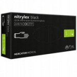 Mercator &Uuml;hekordsed nitriilkindad S, must, 100 tk