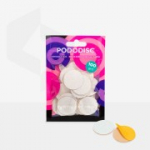 Staleks Pedik&uuml;&uuml;riketta asendusviilid pehme alusega L 100 gr., valge (50 tk.) [PDF-25-100W]