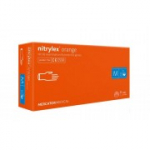 &Uuml;hekordsed nitriilkindad Mercator Nitrylex Orange M 100 tk.