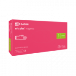 &Uuml;hekordsed nitriilkindad Mercator Nitrylex Magenta S 100 tk.