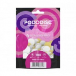 Staleks Pro Pedik&uuml;&uuml;riketta asendusviilid pehme p&otilde;hjaga Pododisc M suurus, 240 grit (valge)