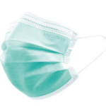 UNIGLOVES Meditsiiniline mask elastse ribaga PROFIL PLUS GREEN 3-kihiline, 50 tk