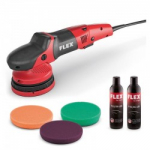 Ekstsentriline poleerija ja poleerimistarvikute komplekt FLEX XCE 10-8 125