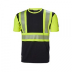 Helkurelementidega T-s&auml;rk HELLY HANSEN ICU, kollane/must S