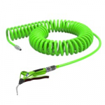 Spiraalvoolik p&uuml;stoliga CEJN Esafe Hi-Vis 6,5x10mm 4m, roheline