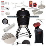 Grill KamadoClub PRO II Premium koos tarvikutega, must