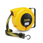 Hoiatuslint rullil ZECA 20m, kollane/must