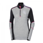 Naiste termos&auml;rk HELLY HANSEN Lifa Merino Crewneck, hall/must XL