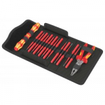 17-osaline kruvikeeraja ja otsakute komplekt elektrikule WERA KK VDE 17 Extra Slim 1