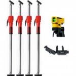 Teleskooptugede komplekt laseriga  BESSEY STE300-SET-LA