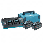 Aku ja laadija komplekt MAKITA 40V MAX XGT 2x5,0Ah