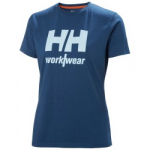 Naiste T-s&auml;rk HELLY HANSEN logoga T-Shirt, sinine M
