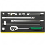 Padrunv&otilde;tme komplekt STAHLWILLE TCS 1/2"-512/9