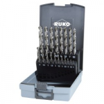 19-osaline metallipuuride komplekt RUKO HSS-G