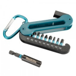 10-osaline kruviotsikute komplekt MAKITA E-12005 Impact Black